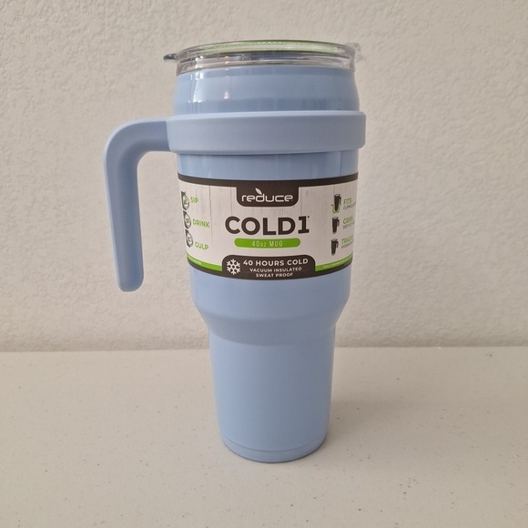 Reduce 40 oz Tumbler with Handle Stainless Vacuum Insulated Sweat Proof NEW - Picture 3 of 9